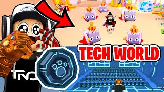 TECH WORLD BUDE DALŠÍ SVĚT a ZÁHADA S KRÁLEM 😱 NEJNOVĚJŠÍ LEAKY ZE HRY 🐾 PET SIMULATOR 99 [upl. by Ipoillak]