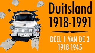 Duitsland 19181991 deel 13 19181945 [upl. by Venetis405]