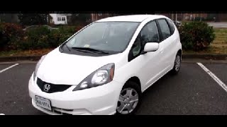 2013 Honda Fit Base Walkaround Start up Full tour and Overview [upl. by Colfin690]