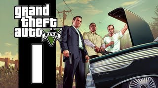 Lets Play GTA V GTA 5  EP01  Sticky Situations [upl. by Ayak]