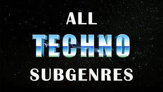 All Techno Subgenres With Examples [upl. by Toshiko]