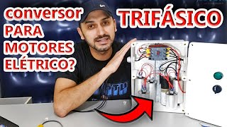 COMO LIGAR MOTORES TRIFÁSICO EM REDE BIFASICA AUTOMÁTICO [upl. by Eiduj]