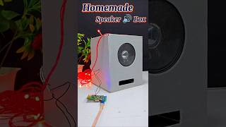 Diy Homemade Speaker Box😍 Part 2 shorts diy project speakerbox creatidoashishshorts [upl. by Waters246]