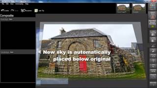 Smart Photo Editor Tutorial  Composite Feature Replacing the Sky [upl. by Lednor]