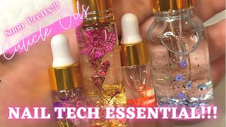 HOW TO MAKE CUTICLE OILS  DIY  IN DEPTH CUTICLE OILS FOR NAILS  HOW TO MAKE CUTICLE OIL TO SELL [upl. by Ecertal105]