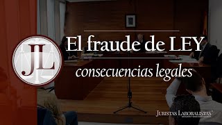 Contrato en FRAUDE DE LEY ¿Qué es [upl. by Atinit]