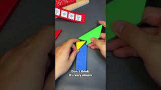 T puzzle tangram challenge puzzle woodenpuzzletangram [upl. by Sair]