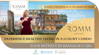 Healthy living in a Luxury retreat condo in Bangkoks CBD thailandproperty investment bangkok [upl. by Ahsenor]