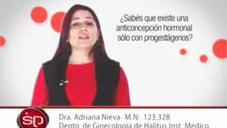 Anticoncepción hormonal sólo con progestágenos  Dra Nieva [upl. by Basilius]