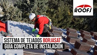 Instalación de AISLAMIENTO TÉRMICO para CUBIERTAS y TEJADOS EPS BorjaSAT de Tejas Borja  ROOFS [upl. by Tallbott]