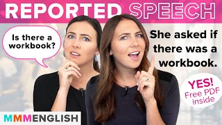 Can you use REPORTED SPEECH Grammar Lesson  Examples [upl. by Ierdna812]