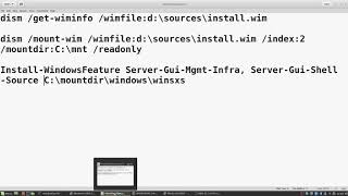 How to convert a Windows server 2012 R2 from Core installation to Full GUI [upl. by Bartholemy]