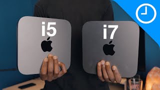 Mac mini CPU Comparison for Video Editing Is the i7 worth it [upl. by Leba]