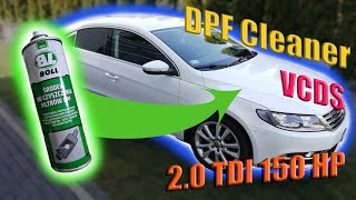 Czyszczenie DPF w VW 20 TDI 150 HP pomiary z VCDS DPF Cleaner [upl. by Iphigeniah]