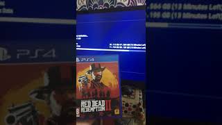 Red dead 2 fix the error for both discs for ps4 [upl. by Guillermo]