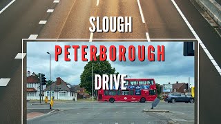 Slough  Peterborough England Drive  M4M25M1A421A1 June 2024 [upl. by Athallia]