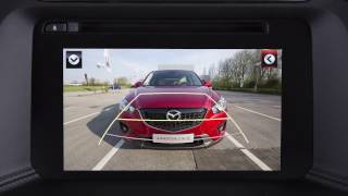 Hoe gebruik je de achteruitrijcamera op de Mazda CX5 [upl. by Oninotna116]