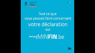 Gérez votre déclaration sur MyMinfin [upl. by Maighdlin979]