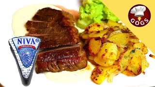 Famózna nivová omáčka k steakomrecept omacka varenie [upl. by Akinna]