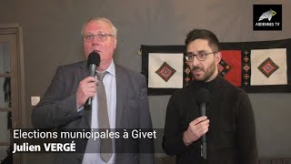 ÉLECTIONS MUNICIPALES 2020 À GIVET  Julien VERGÉ [upl. by Ynnattirb]