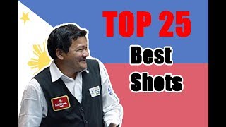 Efren Reyes 2018 Top 25 Amazing Shots Forever [upl. by Lemhaj41]