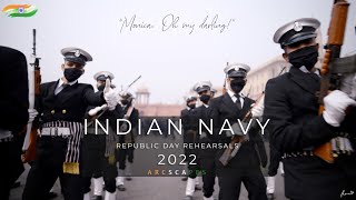 Monica  Indian Navy  Republic day 2022  4K Original [upl. by Dasa]