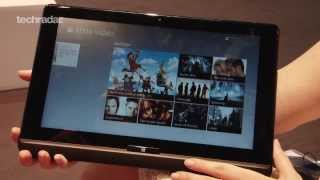 Windows 8 Toshiba Tablet Hands on Preview [upl. by Lewison]