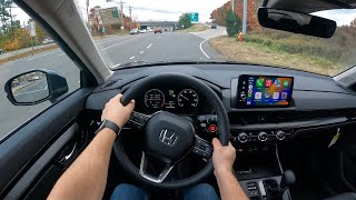 NEW 2023 Honda CRV Detailed POV Drive  First impressions [upl. by Bouldon]