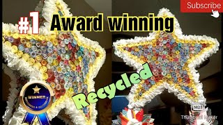 Christmas Parol using recycled materials DIY parolJewel video collection [upl. by Solakcin]