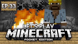 Survival Lets Play Ep 33  Building A Blacksmith  Minecraft PE Pocket Edition [upl. by Prent262]