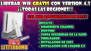 LIBERAR WII GRATIS con LetterBomb en 2021 TUTORIAL COMPLETO DESDE CERO [upl. by Damaris]