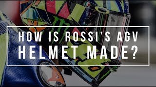 How is Valentino Rossi’s AGV helmet made  BikeSocial [upl. by Eimar236]