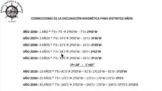 DECLINACIÓN MAGNÉTICA [upl. by Breban]
