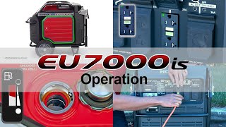 Honda EU7000is Generator Operation [upl. by Froma]