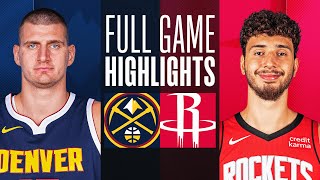 NUGGETS at ROCKETS  FULL GAME HIGHLIGHTS  November 12 2023 [upl. by Maleen]