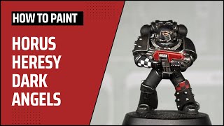 How to Paint Horus Heresy Dark Angels [upl. by Michaela]