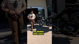 Trading bikes with a cop [upl. by Azral]