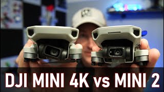 DJI Mini 4K vs Mini 2  Are they really different drones [upl. by Sajovich818]