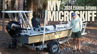 My Micro Skiff Walkthrough  2024 Fishing Setups Tour [upl. by Risser327]