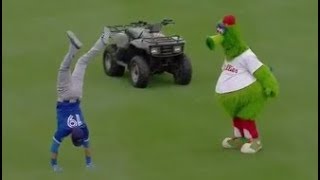 MLB Funniest Mascots  Phillie Phanatic [upl. by Nylde]