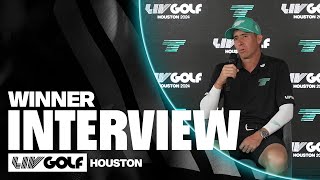 WINNER INTERVIEW quotReally Specialquot For Ortiz To Share Win With Family  LIV Golf Houston [upl. by Sakhuja]