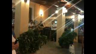 Peroulades Corfu Giannis Taverna Giannis singsMO [upl. by Shaer]