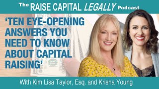 Ten Eye Opening Answers You Need to Know About Capital Raising [upl. by Stanwinn591]