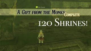 Breath of the Wild  120 Shrines Completed Special Armor set [upl. by Martainn114]