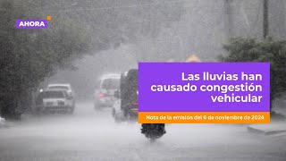 Las fuertes lluvias causan inundaciones en el norte de Bogotá  Clima [upl. by Elin336]