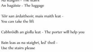 Easy Irish  Gaeilge Lesson 415 The Hotel [upl. by Harrad]