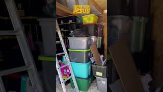 How We Cleaned out Storage Unit  Tuff Shed [upl. by Brannon]