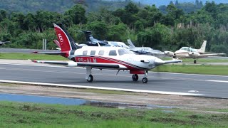 Piper M600 Decolagem em Angra dos Reis RJ [upl. by Ylatfen754]