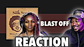 COUPLE REACTS  Bruno Mars Anderson Paak Silk Sonic   Blast Off  REACTION [upl. by Nomor310]