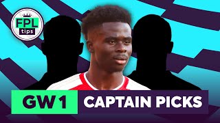 FPL GW1 CAPTAINCY PICKS  Is Saka Overlooked  Gameweek 1  Fantasy Premier League 202324 Tips [upl. by Aisila147]